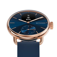 Withings Scanwatch 2 älykello, 38 mm, sininen/ruusukulta