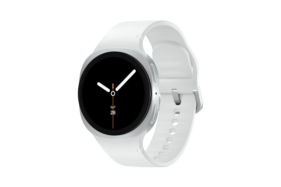 Samsung Galaxy Watch8 4G älykello, 40 mm, hopea