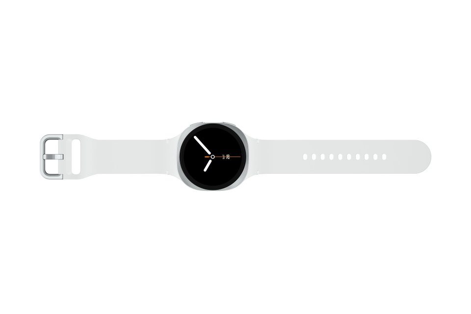 Samsung Galaxy Watch8 4G älykello, 40 mm, hopea