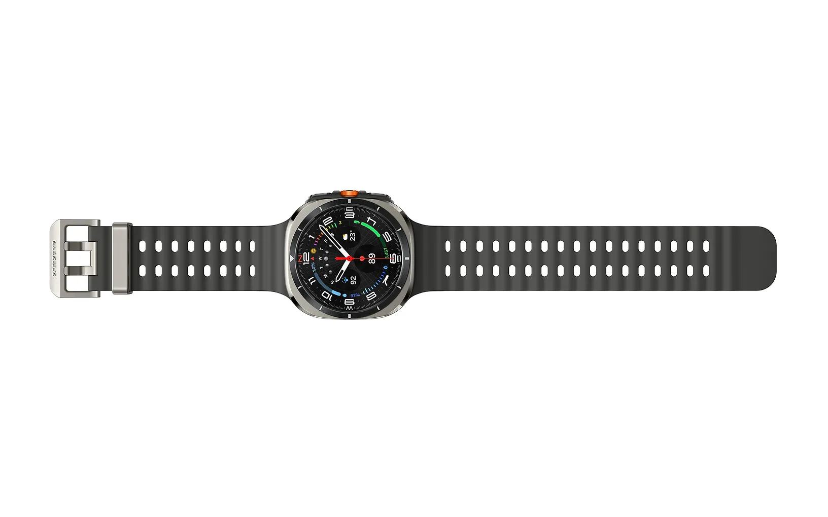 Samsung Galaxy Watch Ultra urheilukello, 47 mm, hopea (2025)