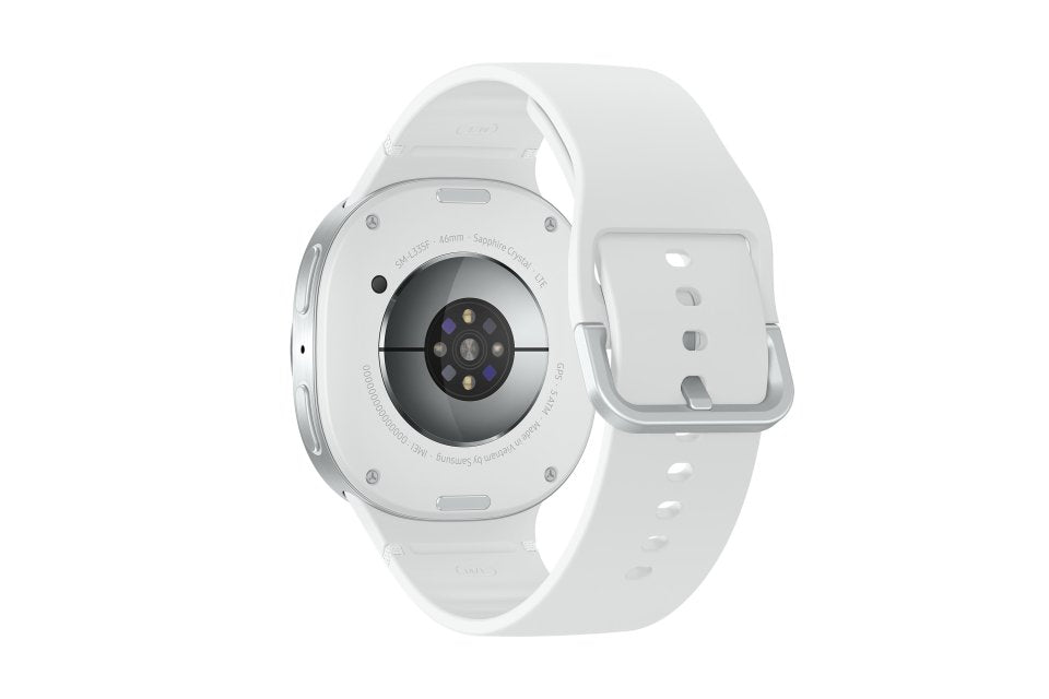 Samsung Galaxy Watch8 4G älykello, 44 mm, hopea