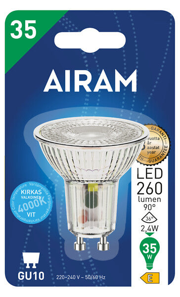 Airam LED FG PAR16 840 230lm GU10