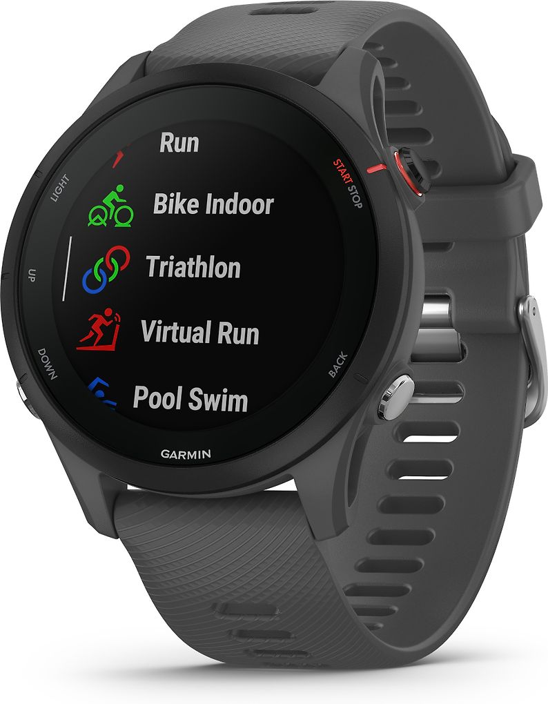 Garmin Forerunner 255 sportklocka, skiffergrå