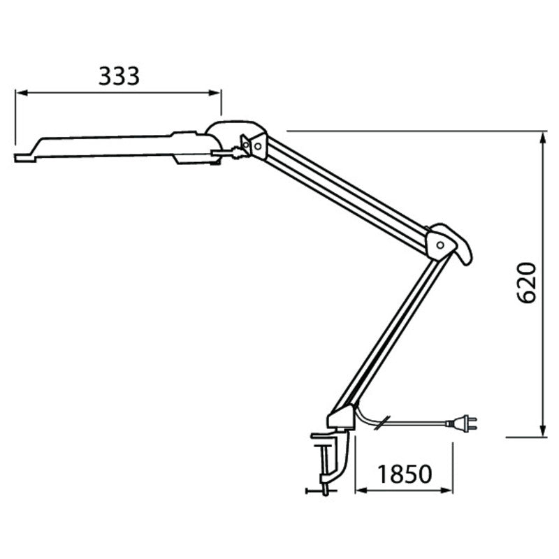 CAMPUS LED IP20 G23 7,2W svart