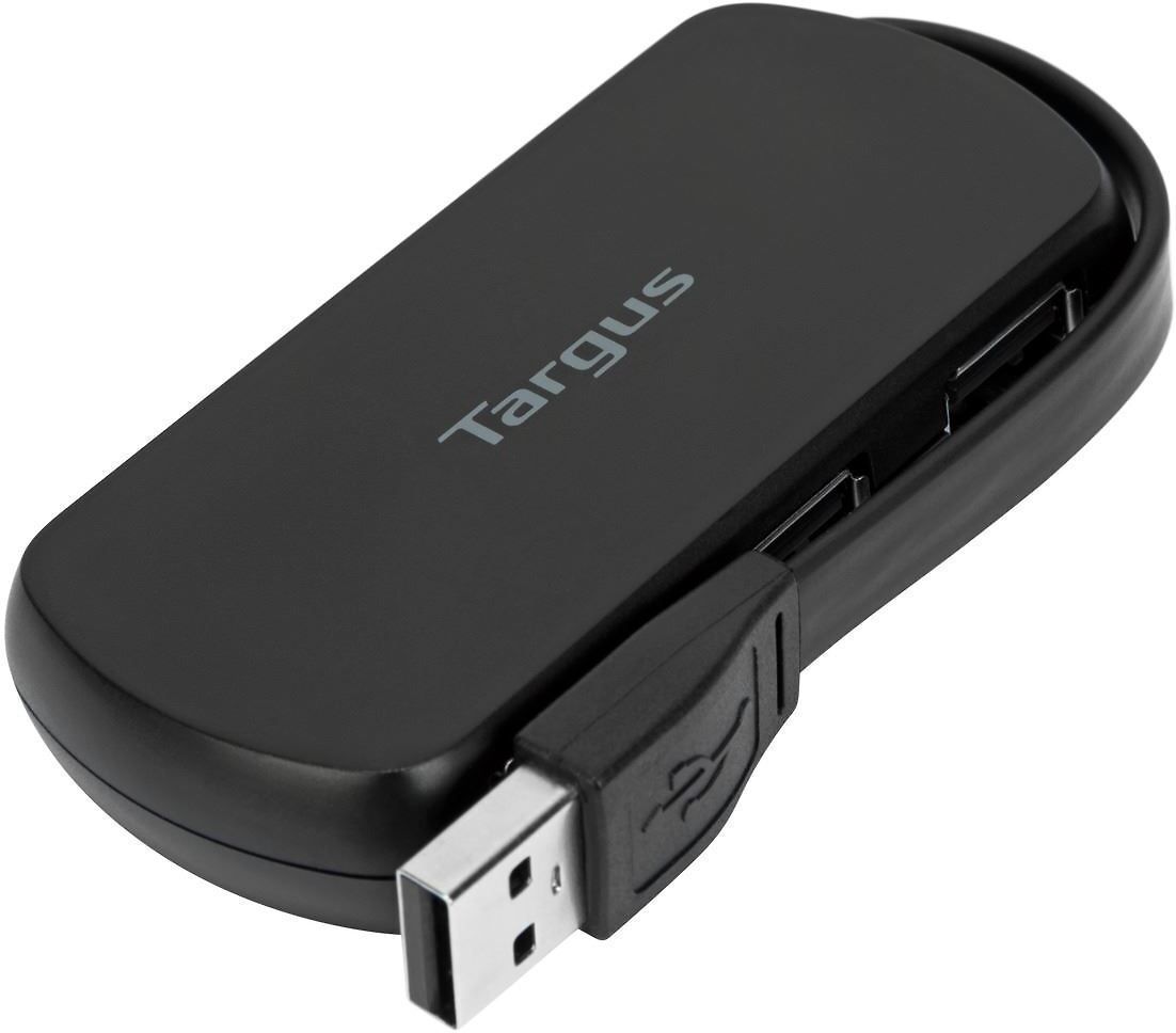 Targus 4-port USB-hubb, svart