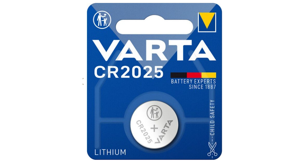 Varta litiumbatteri CR2025