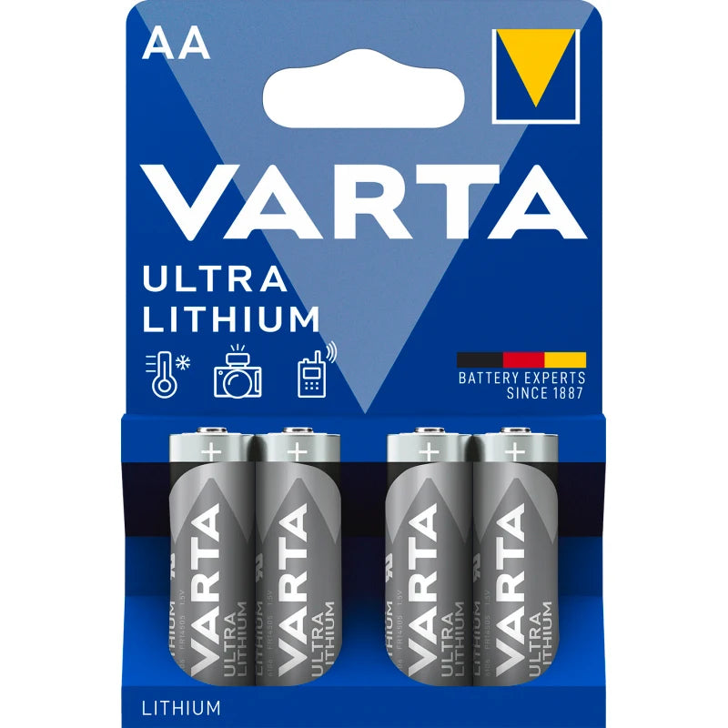 Varta AA Lithium 4-pack paristo