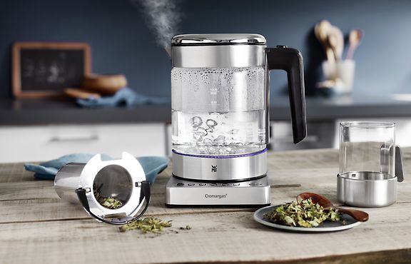WMF KITCHENminis Vario -teenkeitin ja vedenkeitin, lasi/teräs – kuva 4