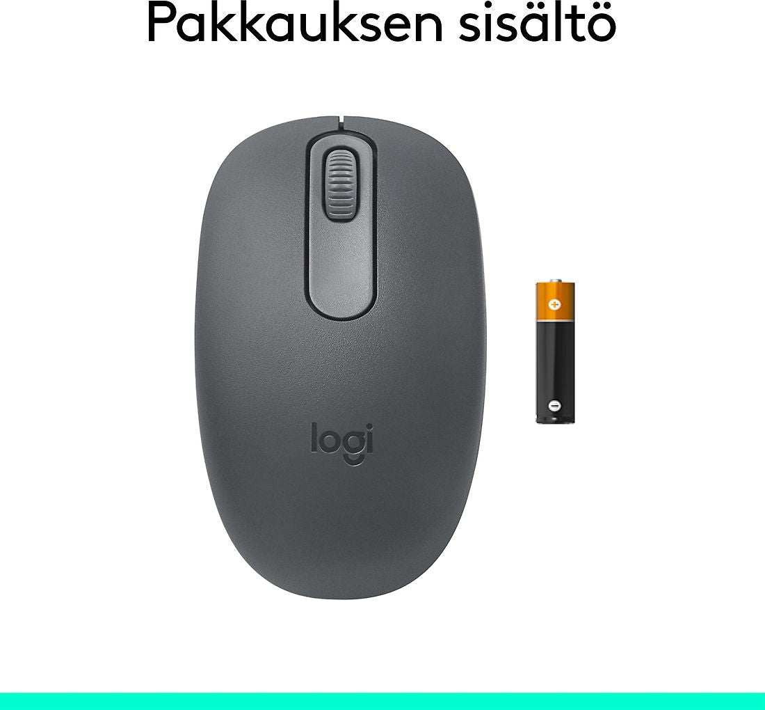 Logitech M196 Bluetooth-hiiri, grafiitti