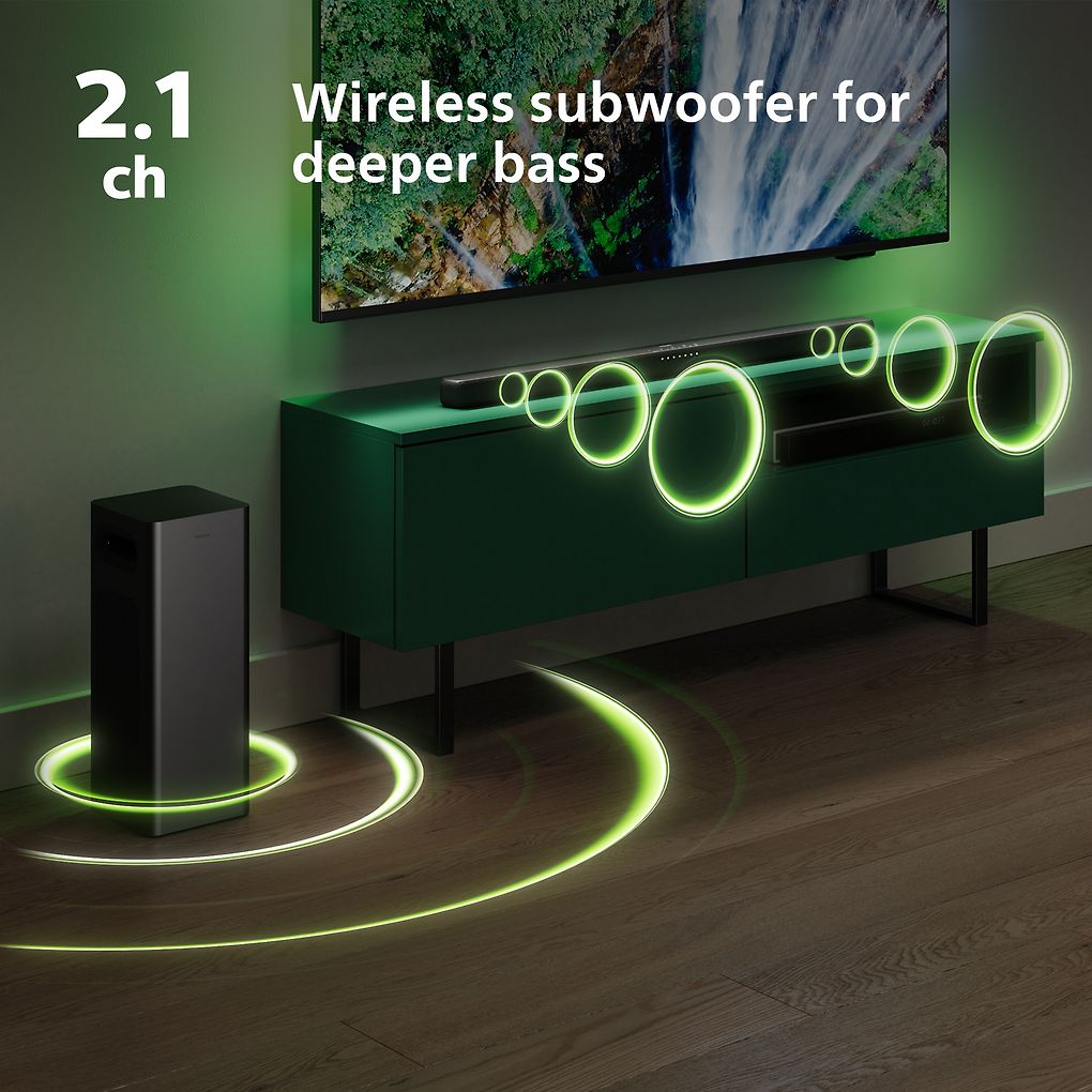 Philips TAB6309 2.1 Soundbar-ljudsystem