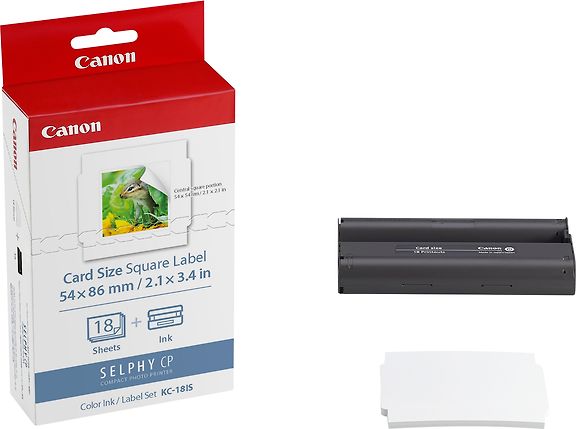 Canon KC-18IS -tulostustarvikepakkaus, 18 arkkia ja värimuste