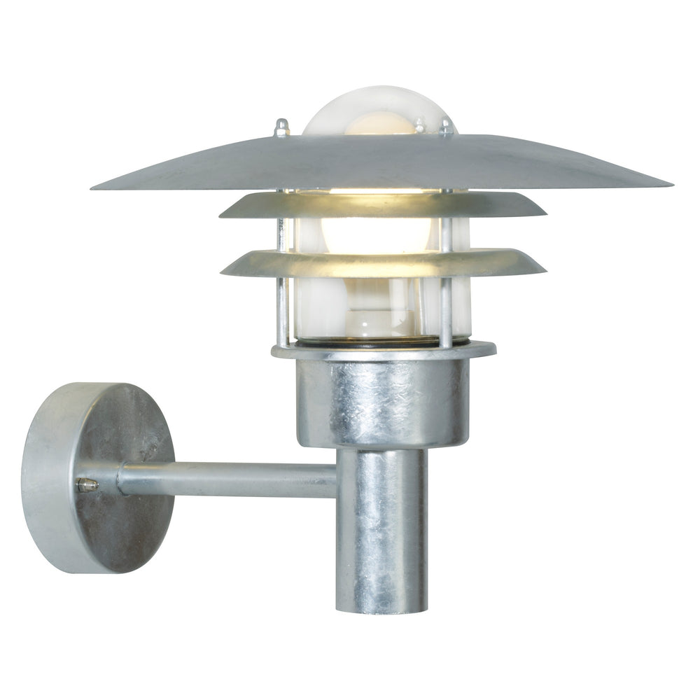 Lönstrup 32 vägglampa galvaniserad