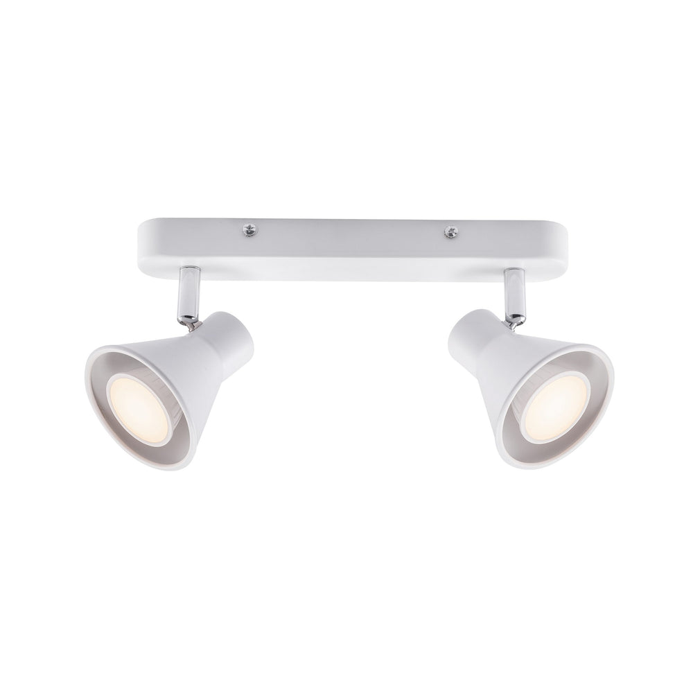 Eik 2-delad spotlight vit