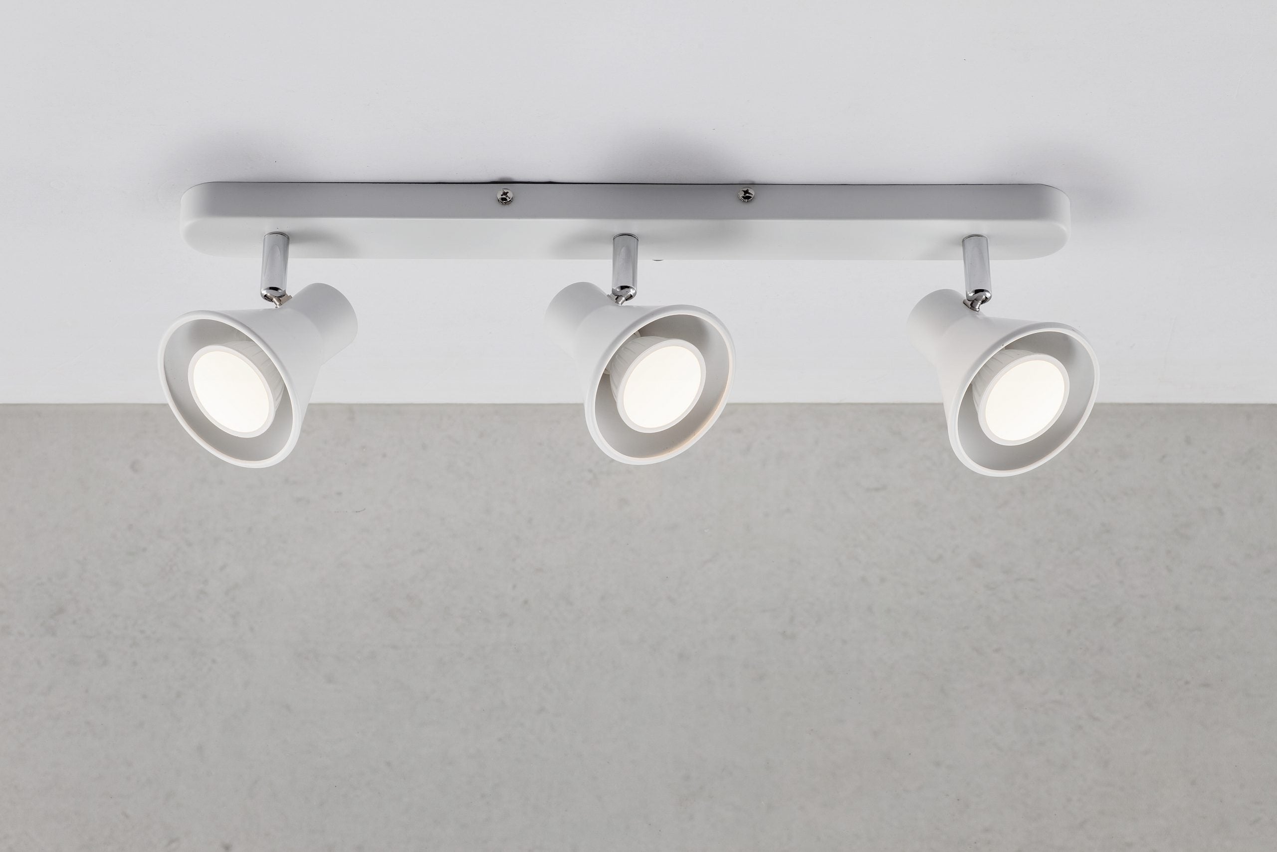 Eik 3-delad spotlight vit