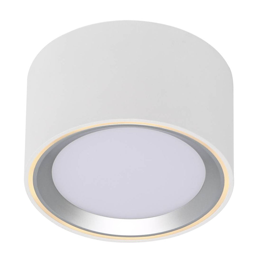 Fallon LED 8,5W alasvalo valk/harj.teräs