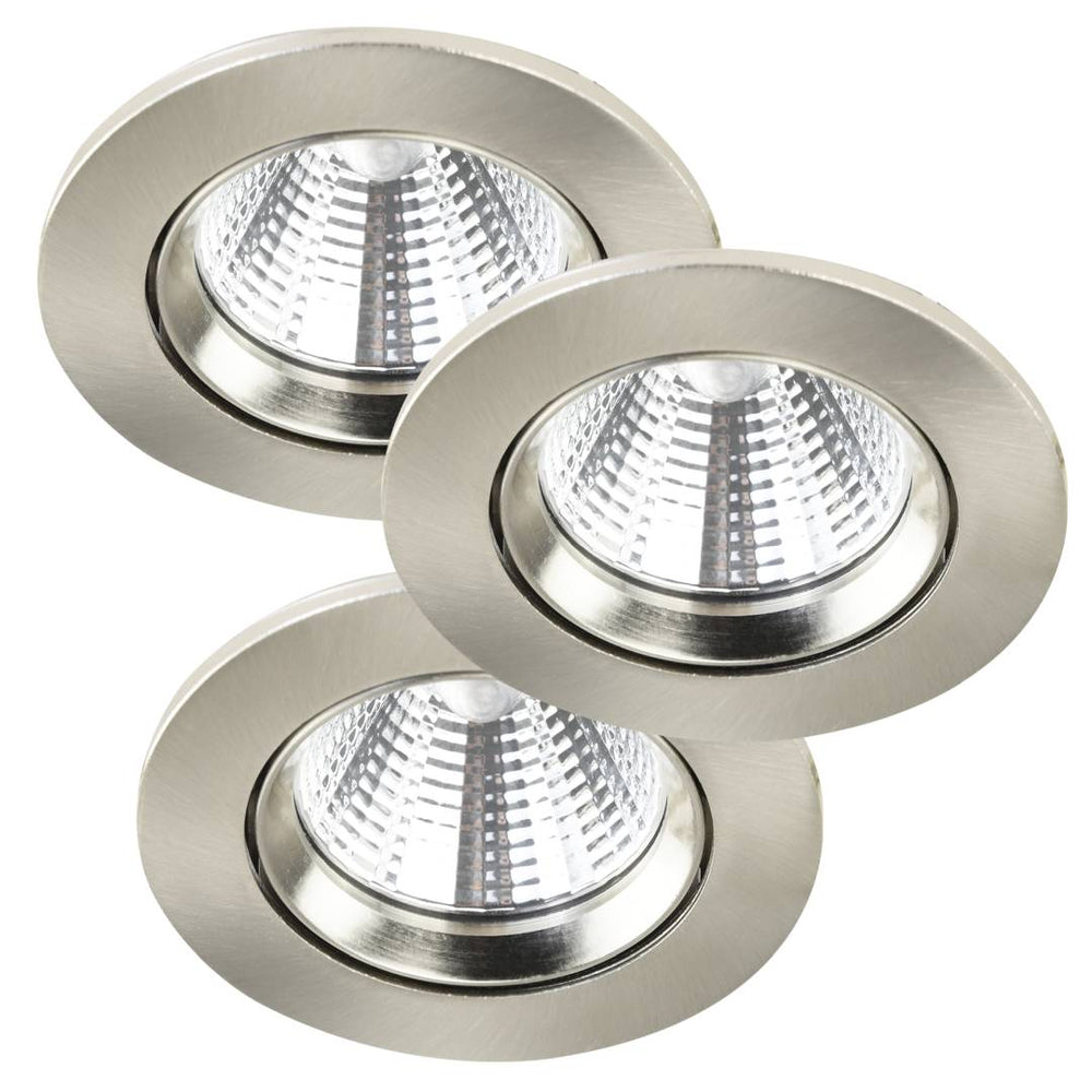 Fremont 3-Kit IP23 2700K LED-alasvalo harj.nikkeli