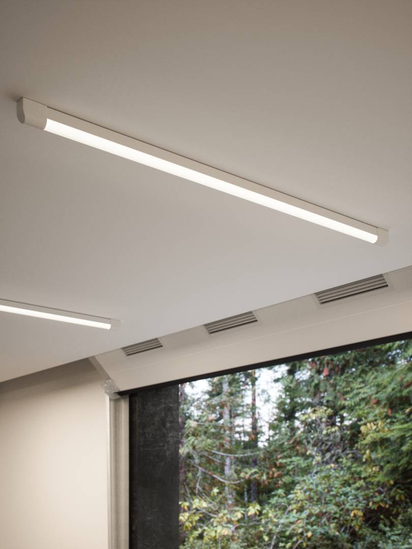 Arlington 120 LED-lysrörsarmatur vit