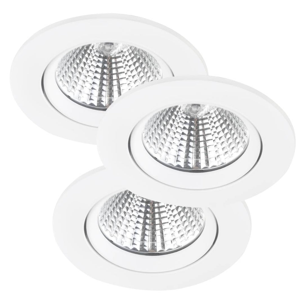Fremont 3-Kit IP23 2700K LED-alasvalo valkoinen