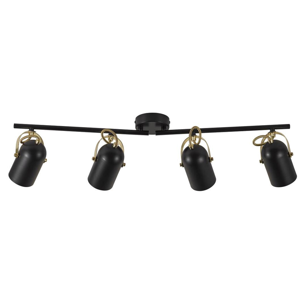 Nordlux Lotus 4-delad spotlight svart