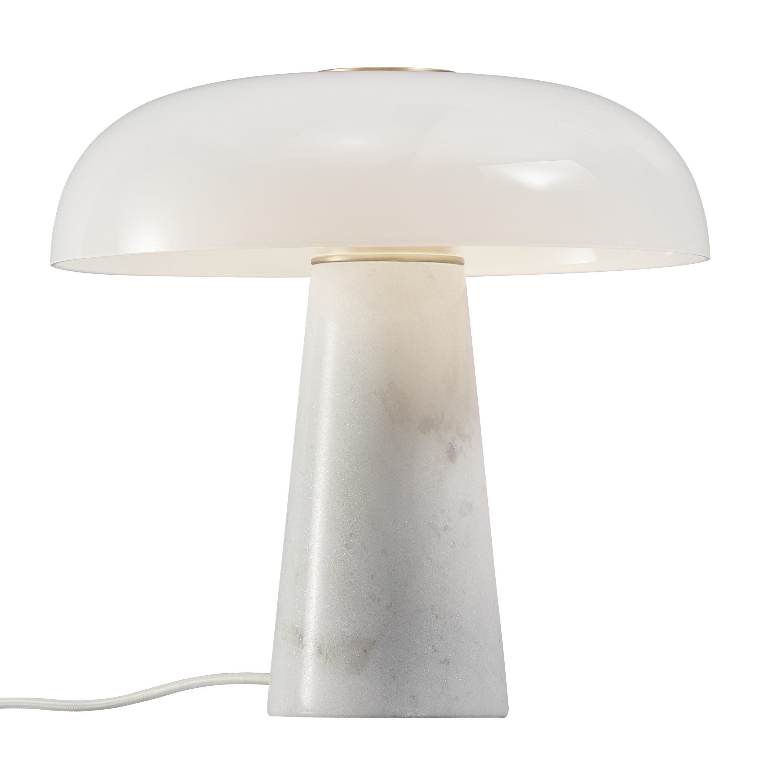 Glossy pöytävalaisin valkoinen