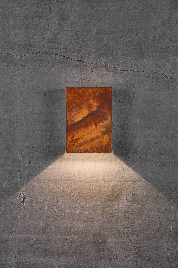 Fold 15 IP54 seinävalaisin corten