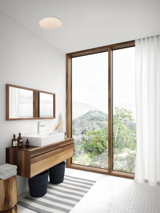 Montone 30 plafond IP44 2700K 1000lm vit