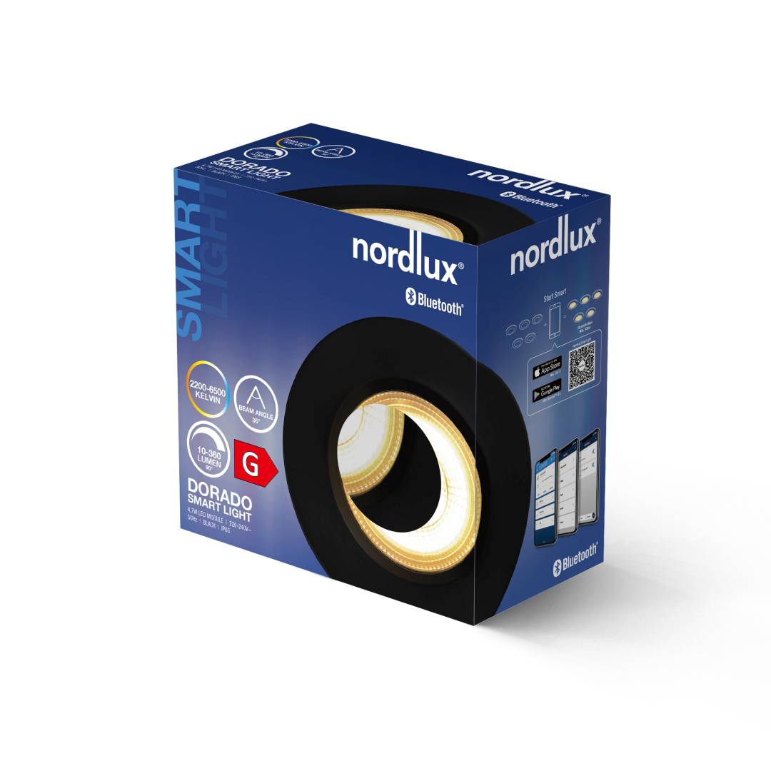 Dorado Smart IP65 2200-6500K 1-Kit musta