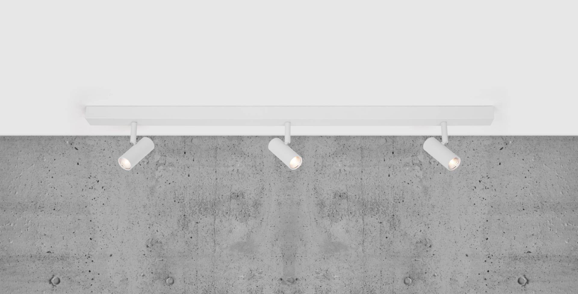 Omari 3-osainen LED-spottivalaisin valkoinen