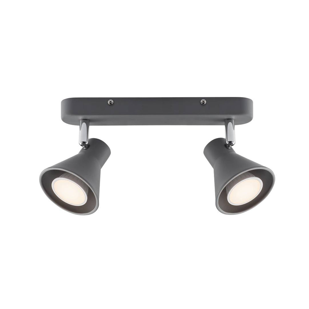Eik 2-delad spotlight mattsvart