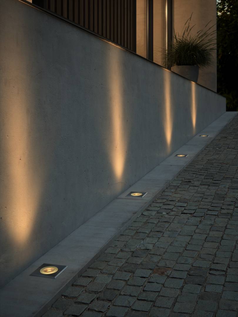 Andor Square spotlight rostfritt stål