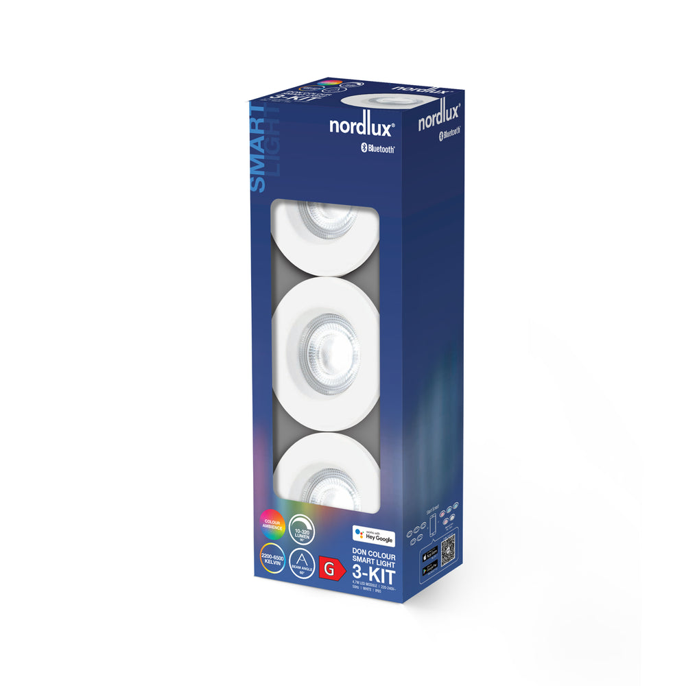 Don Smart IP65 2700-6500K 3-kit valkoinen