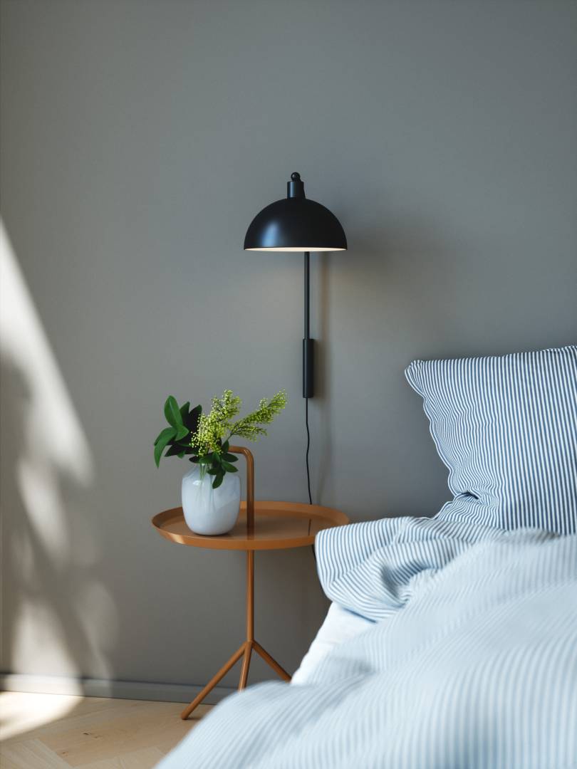 Ellen 20 vägglampa svart