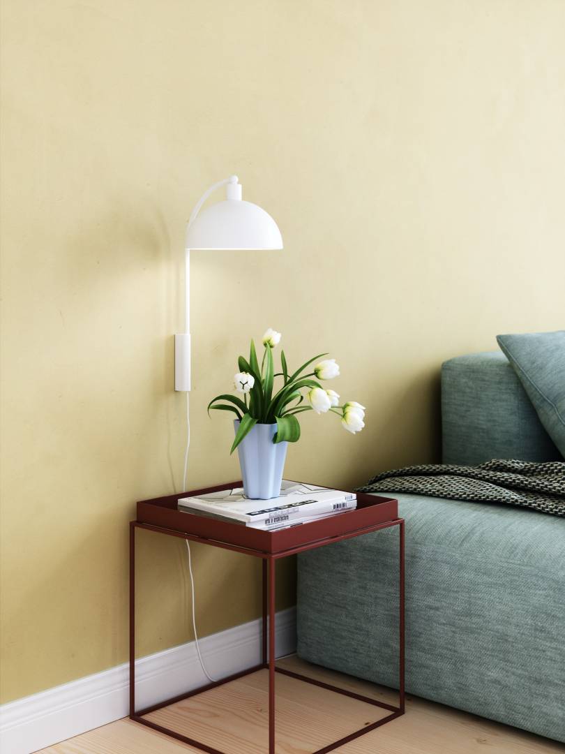 Ellen 20 vägglampa vit
