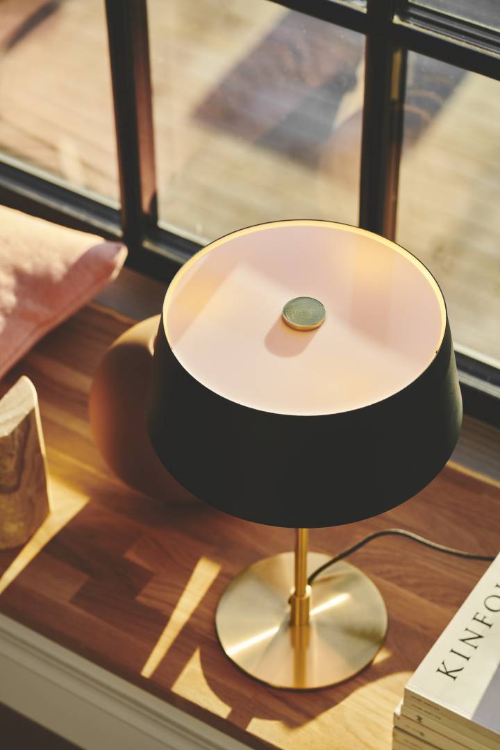 Clasi bordslampa svart/mässing