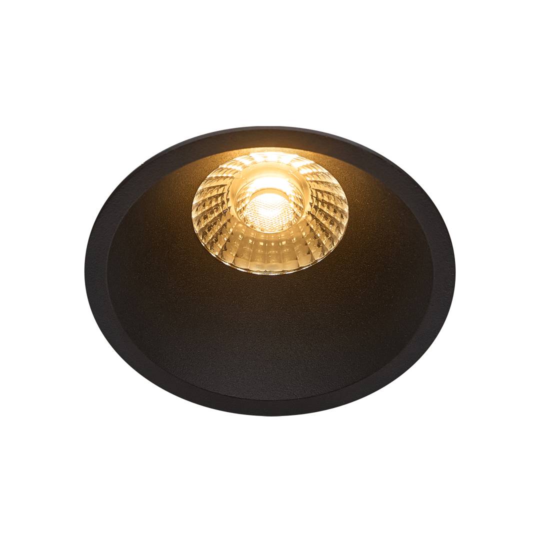 Albric LED-alasvalo IP44 musta