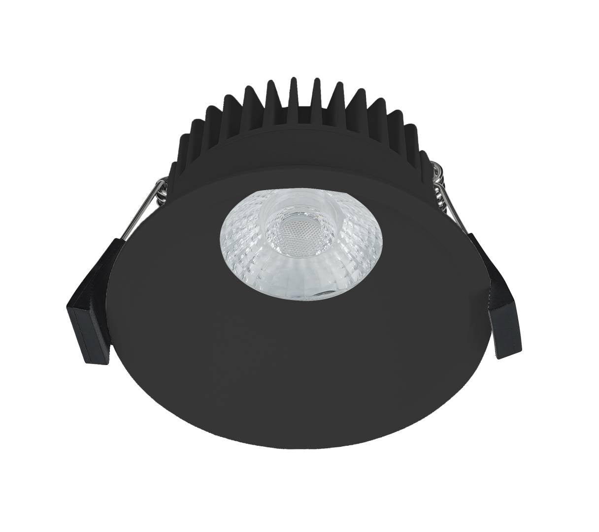 Albric LED-alasvalo IP44 musta