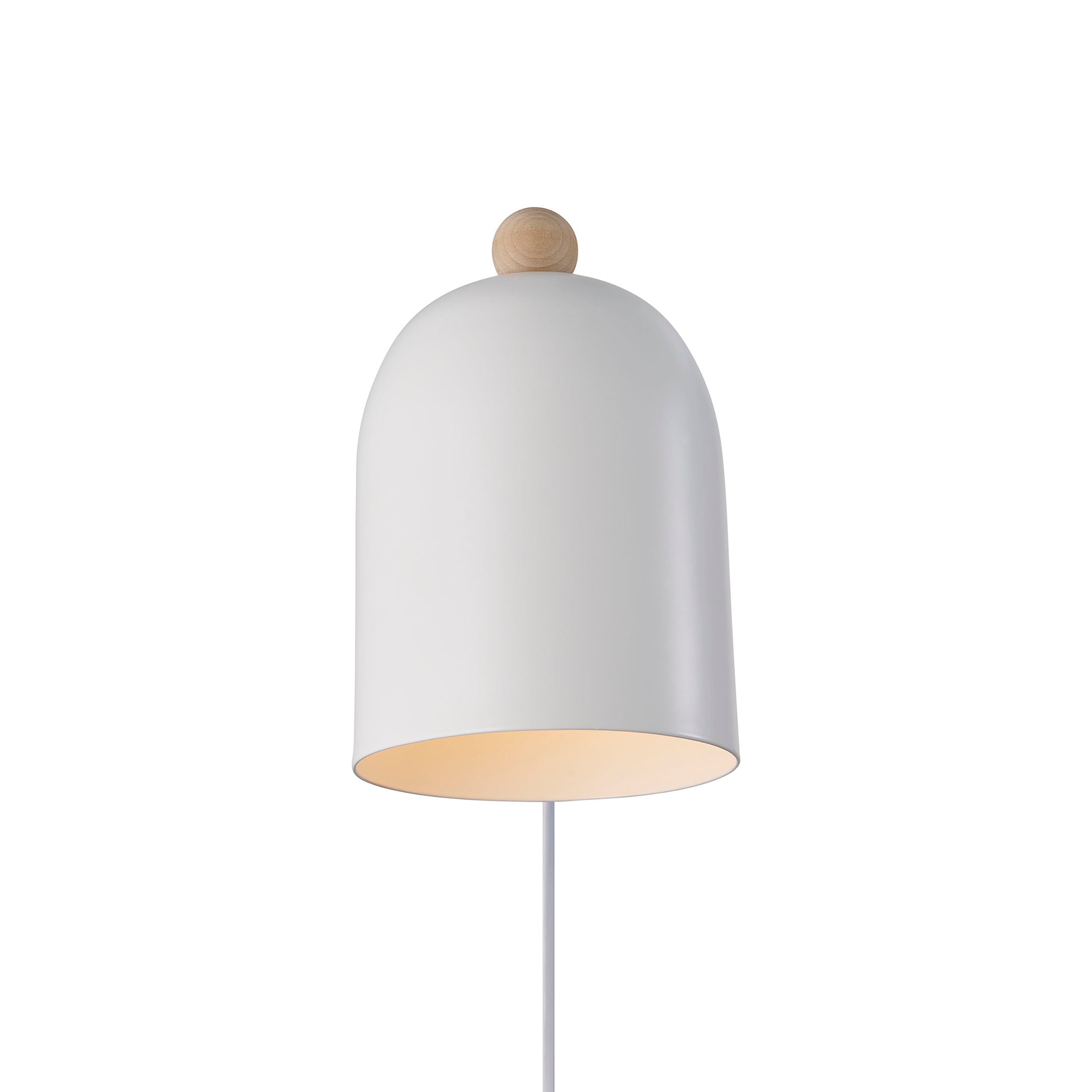 Gaston vägglampa vit