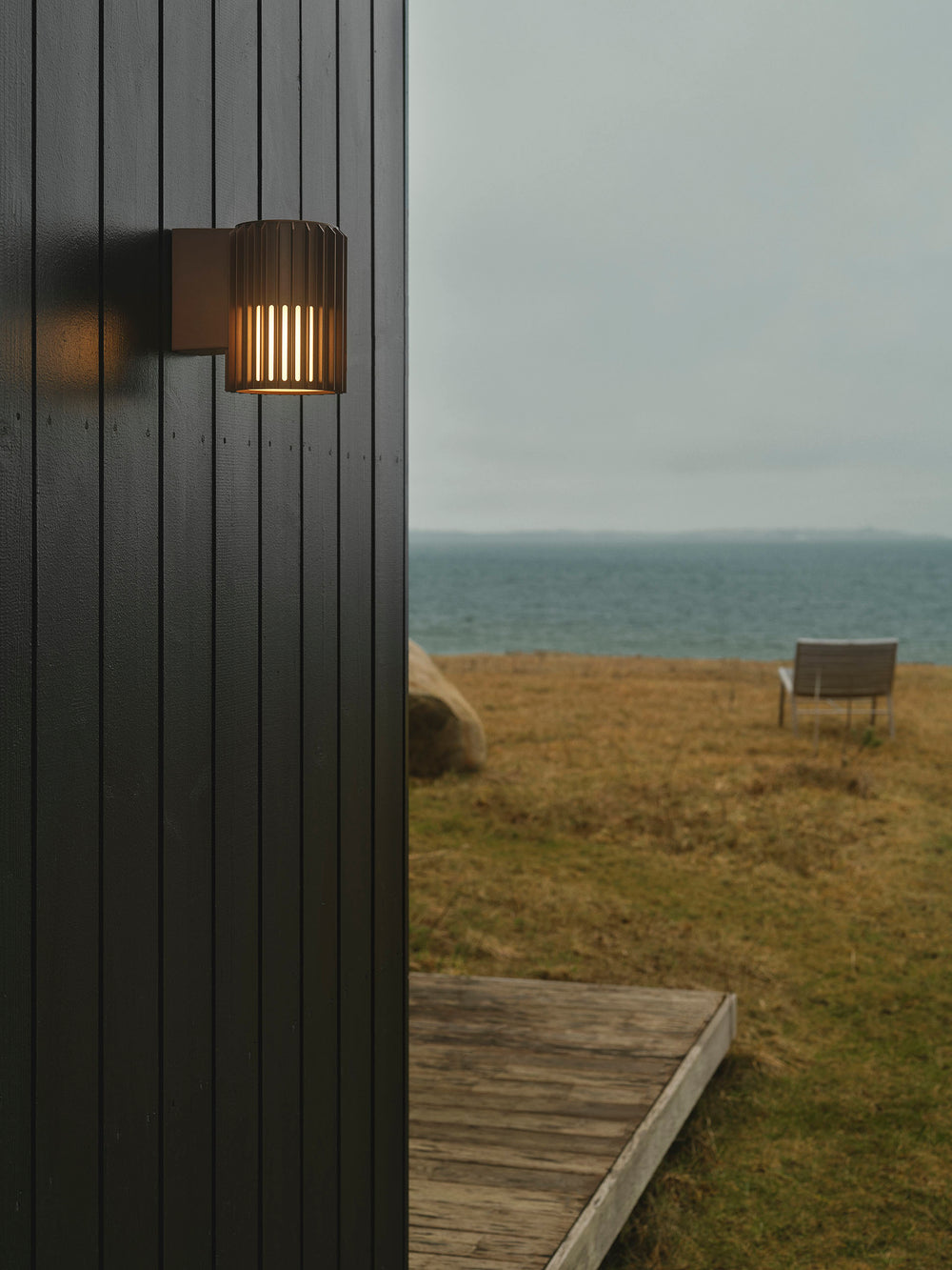 Aludra Seaside väggarmatur brun