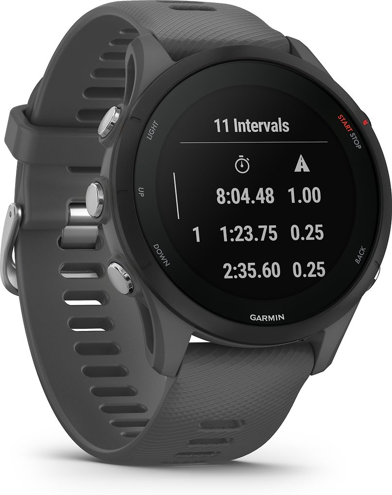 Garmin Forerunner 255 sportklocka, skiffergrå