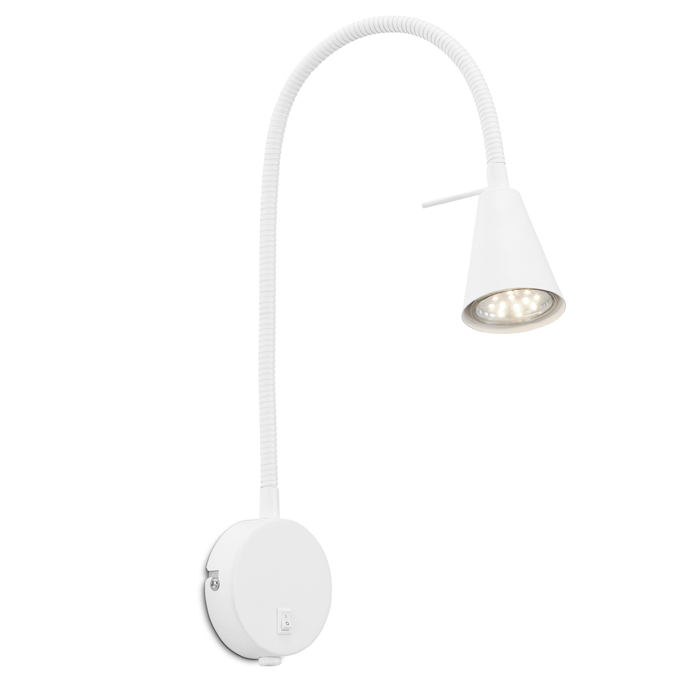 Amara seinävalaisin valkoinen