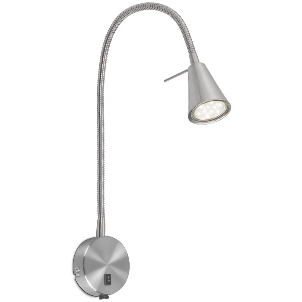 Amara 1-os vägglampa met.sat.