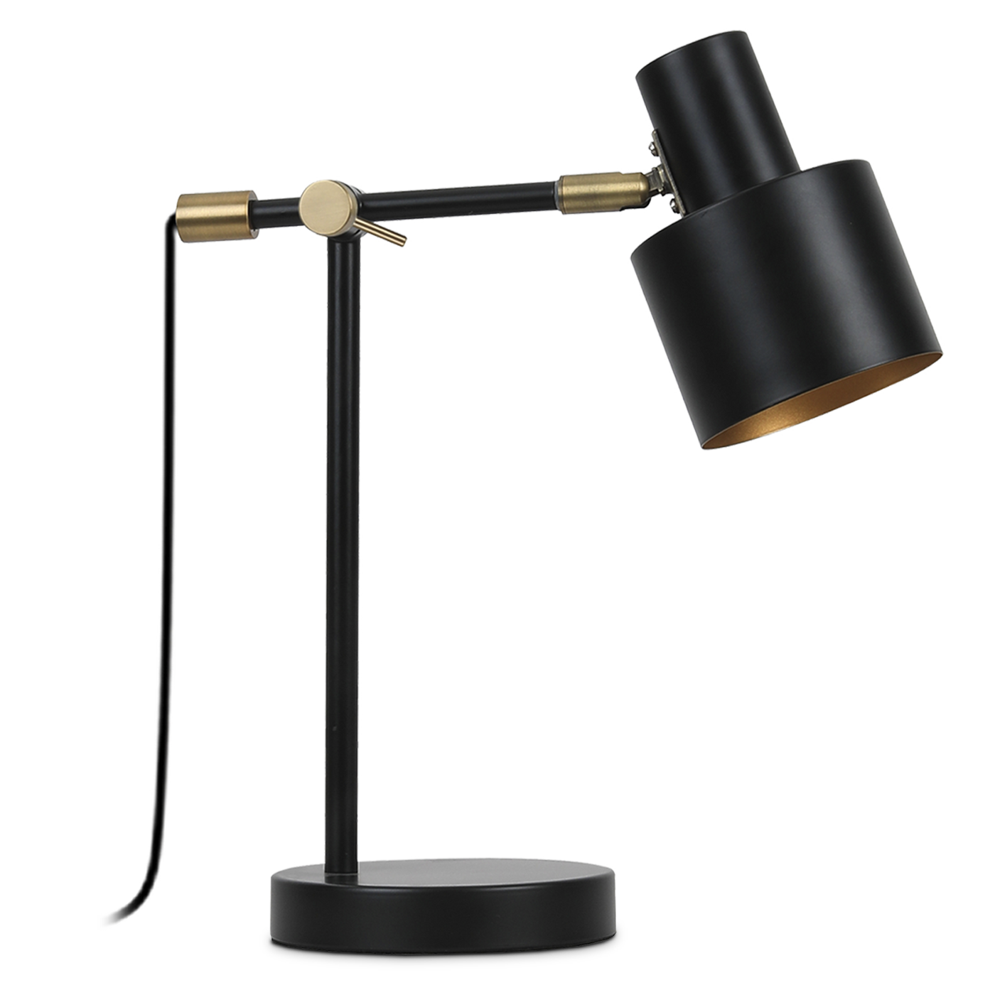 Cassius pöytävalaisin musta