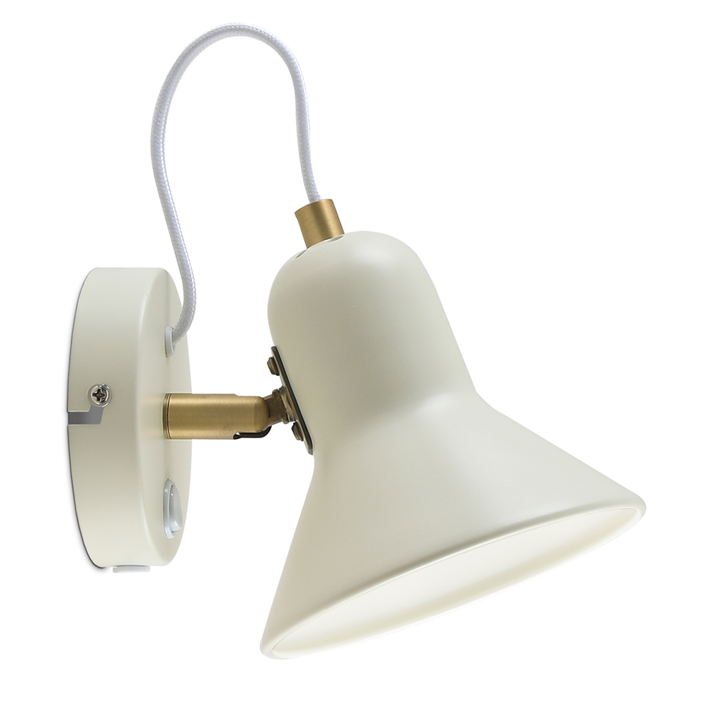 Ivy vägglampa beige
