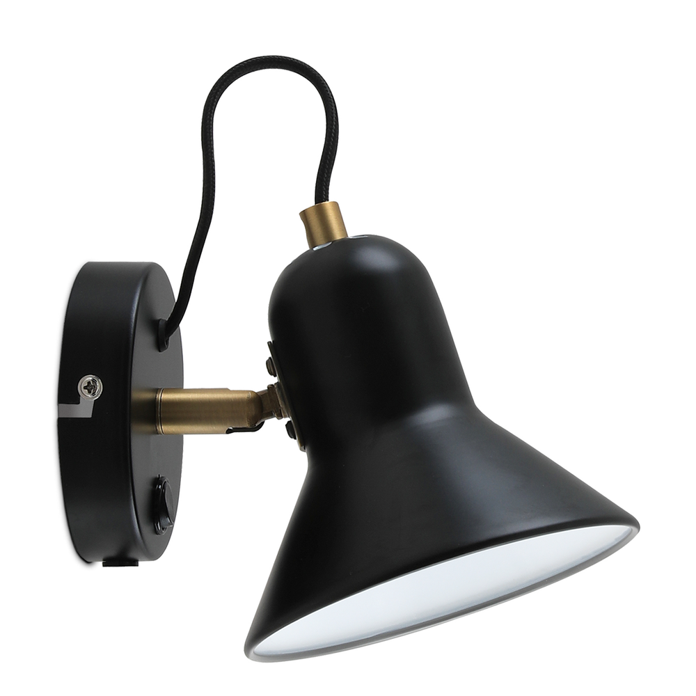 Ivy seinävalaisin musta