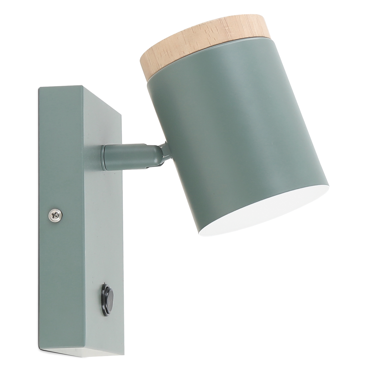 Clement vägglampa grön