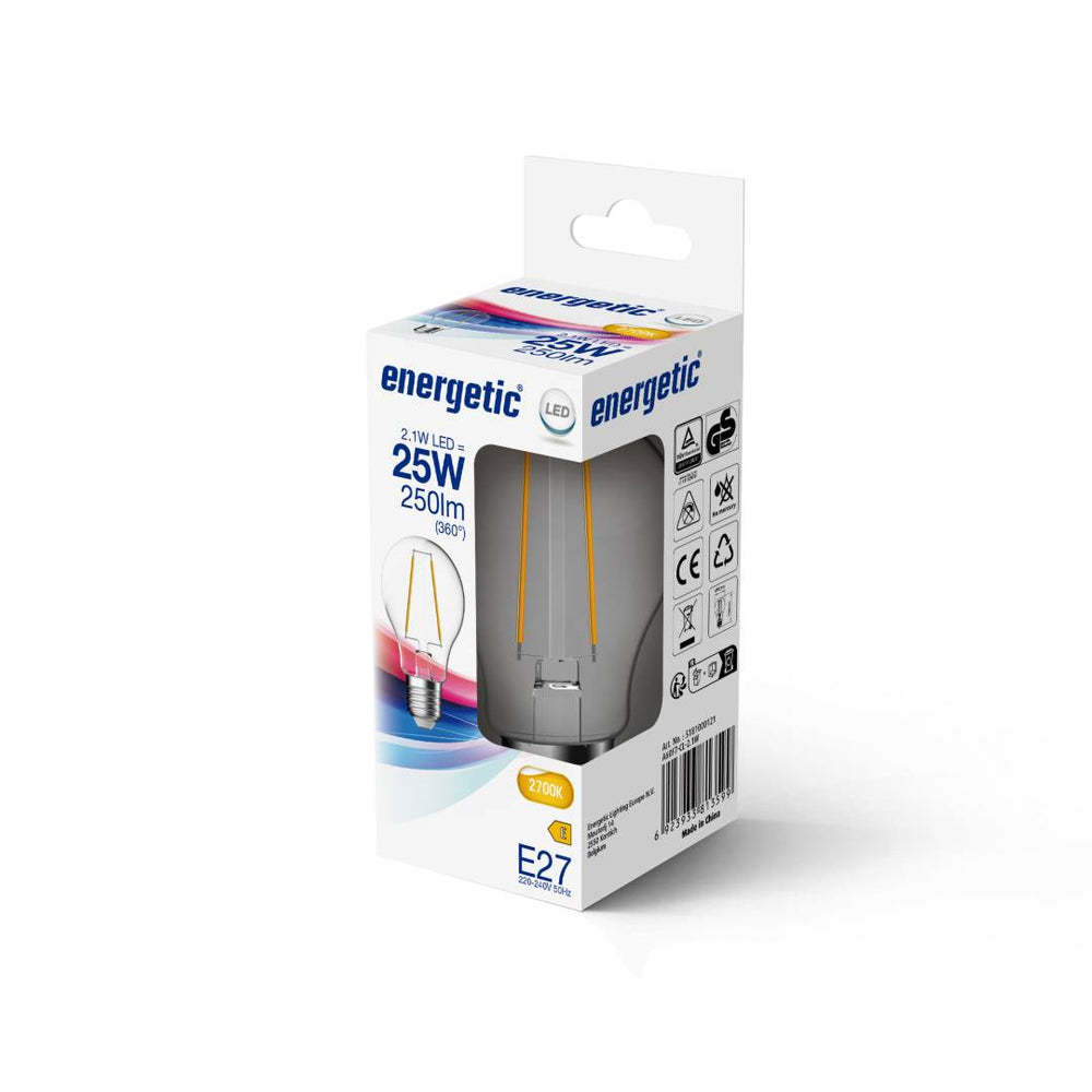E27 A60 2700K 250lm kirkas