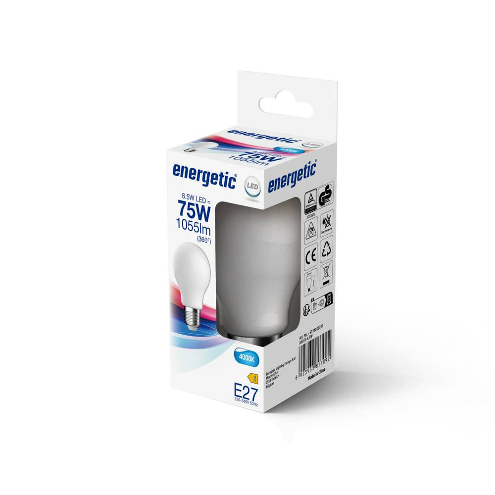 E27 A60 4000K 1055lm opaali