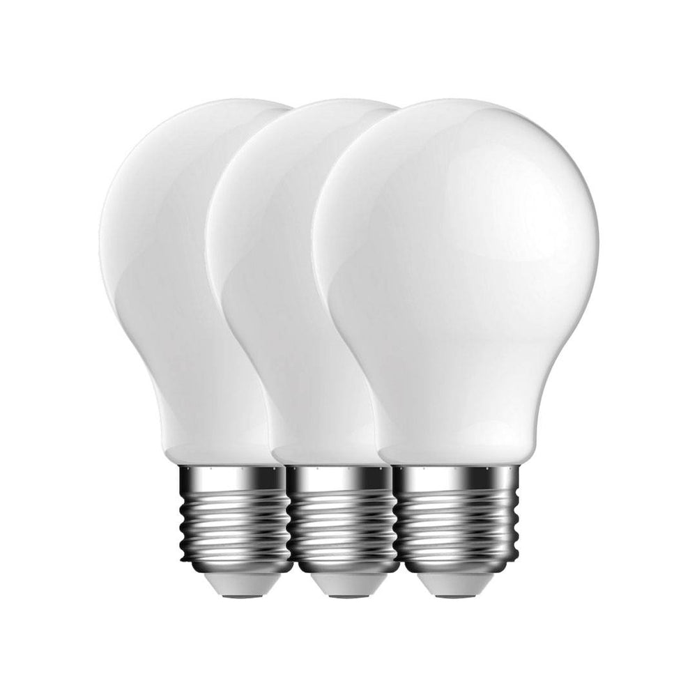 E27 A60 2700K 1055lm opaali 3-pack