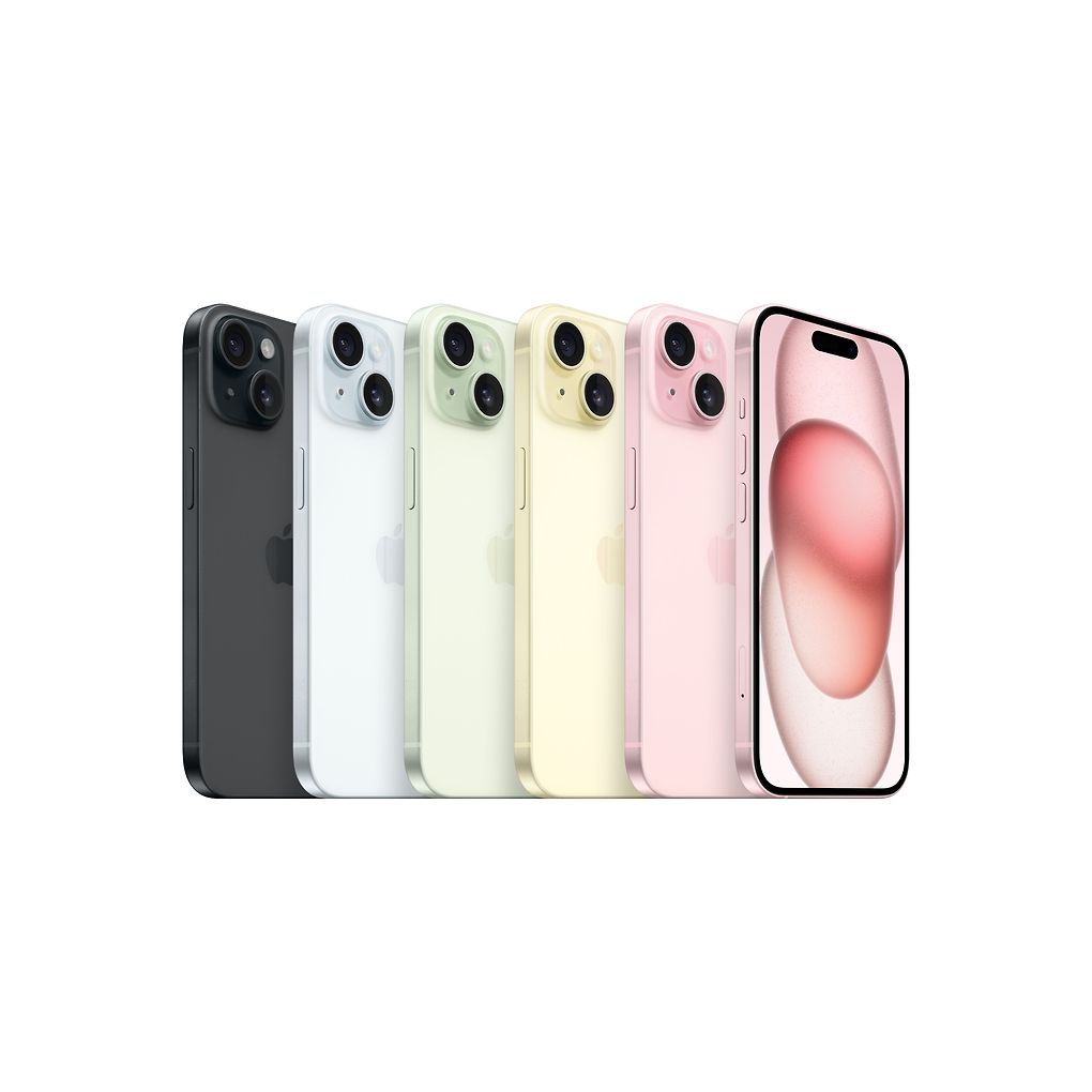 Apple iPhone 15 128 Gt -puhelin, pinkki (MTP13)