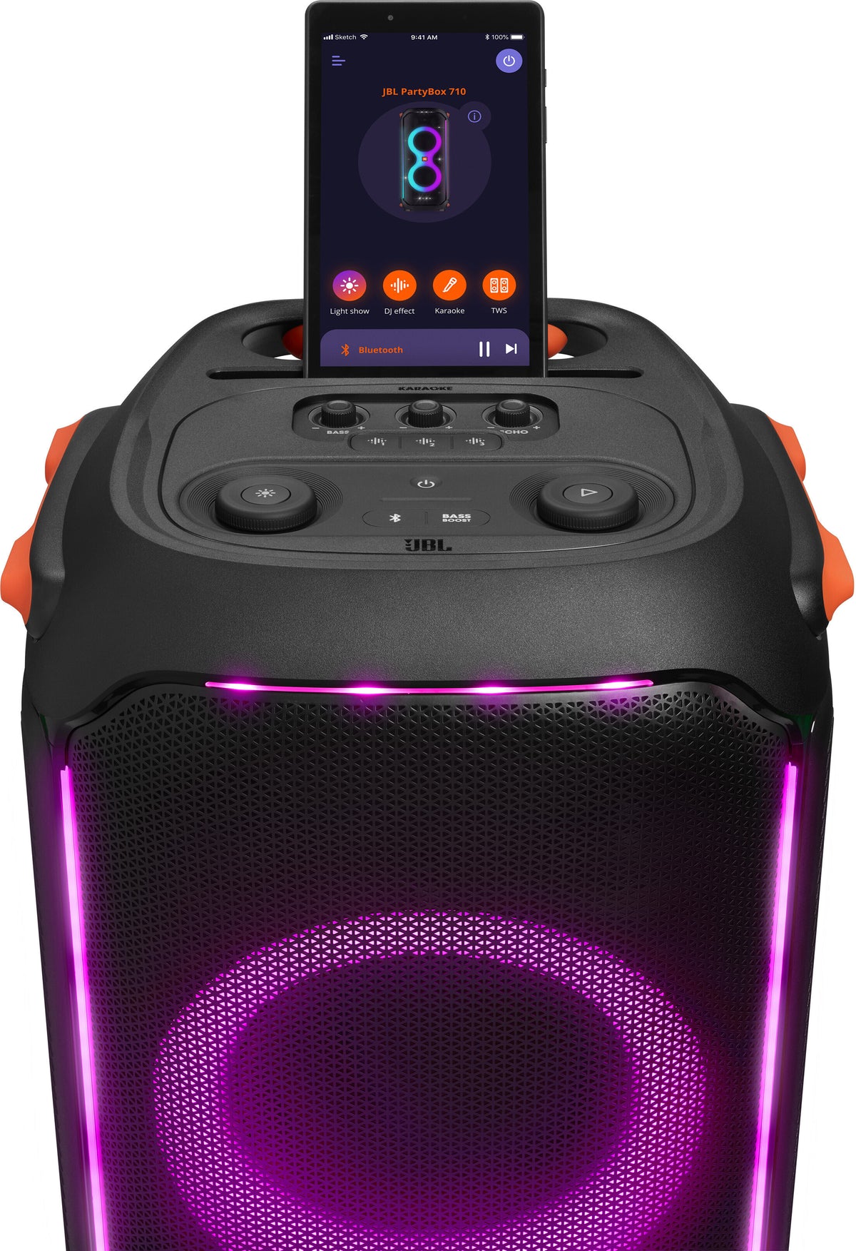JBL PartyBox 710 -bilekaiutin, musta – kuva 6